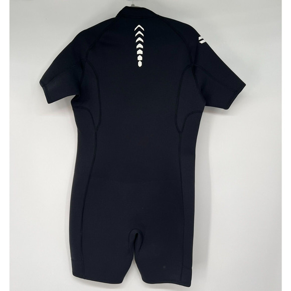 NWT ZCCO Mens Wetsuit 3XL Black Neoprene Back Zip Shorty Dive Skin MS305-B - Picture 2 of 8
